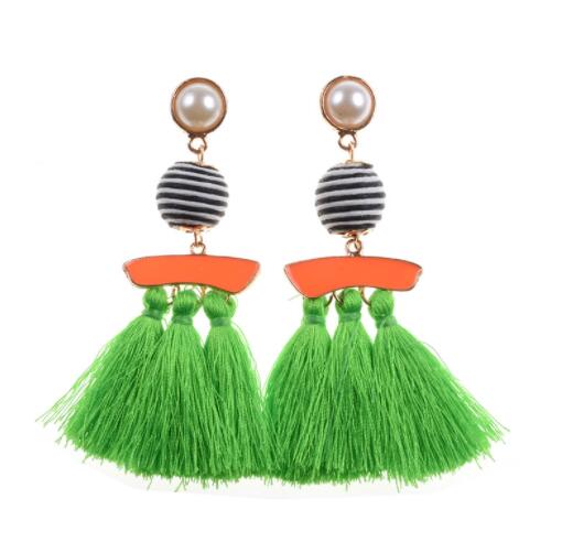 2022 New Products 16 Colors New Rhinestones Jewelry Statement Earrings Big Glass Drop Earrings for Women Fashion Accessories