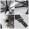 Tinsow Funny Folding Middle Finger Umbrella Creative Gift For Man/Women (Black(Middle Finger Pattern))