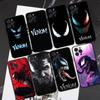Superhero V-Venom Phone Case For iPhone 16 15 14 11 12 13 Mini Pro XS Max Cover 6 7 8 Plus X Funda Shell