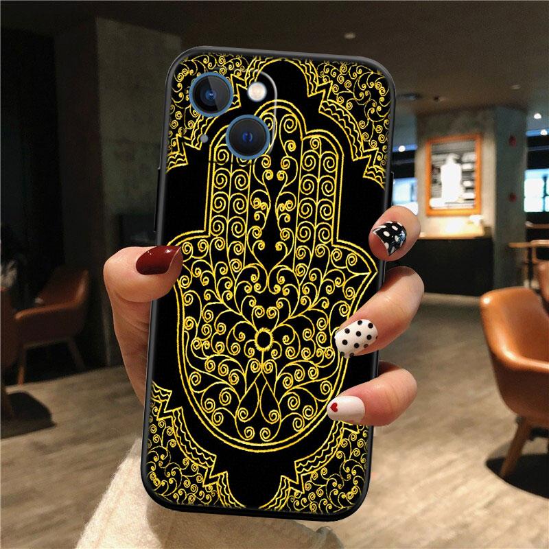 Hamsa Hand Amulet Psychedelic New High-End Shell Phone Case for OPPO A3 Pro A72 A74 A76 A77 A77S A78 A79 A94 A95 A18 A40M A58