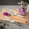 Zwilling Twin Fin 2 Multi-Purpose Knife, 165mm, Made In Japan, Santoku Style, All Stainless Steel, Dishwasher Safe, Made In Seki City, Gifu Prefecture