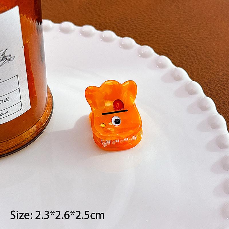 Изысканные милые ацетатные заколки для волос с изображением морских животных, маленькие коготки для волос