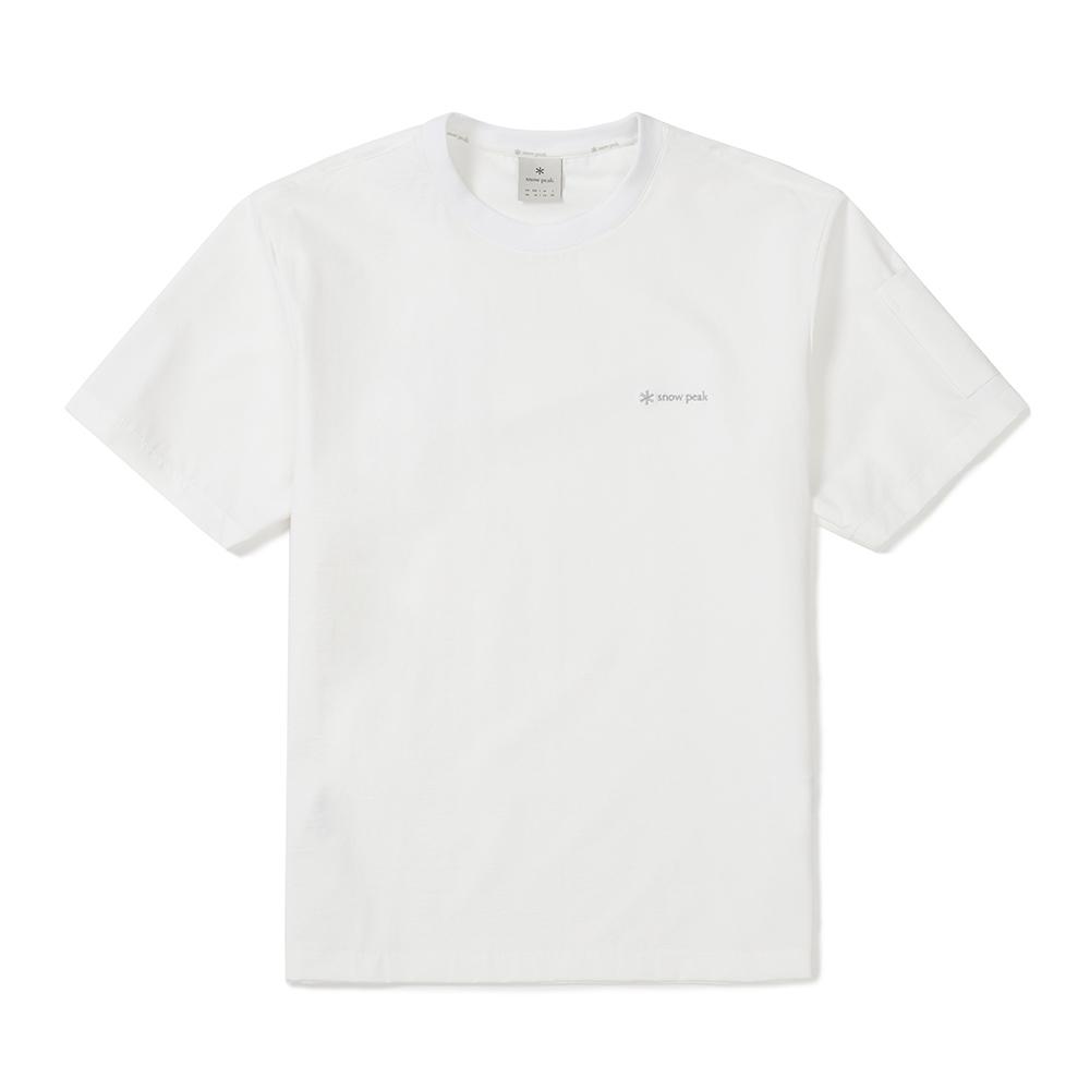 [Snowpeak] Cordura Short Sleeve T-shirt White (S25MMPTS02)