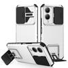 KEYSION Противоударный защитный чехол для VIVO Y17S, слайдер, пушпульная защита объектива камеры, задняя крышка для телефона с подставкой для VIVO Y17S