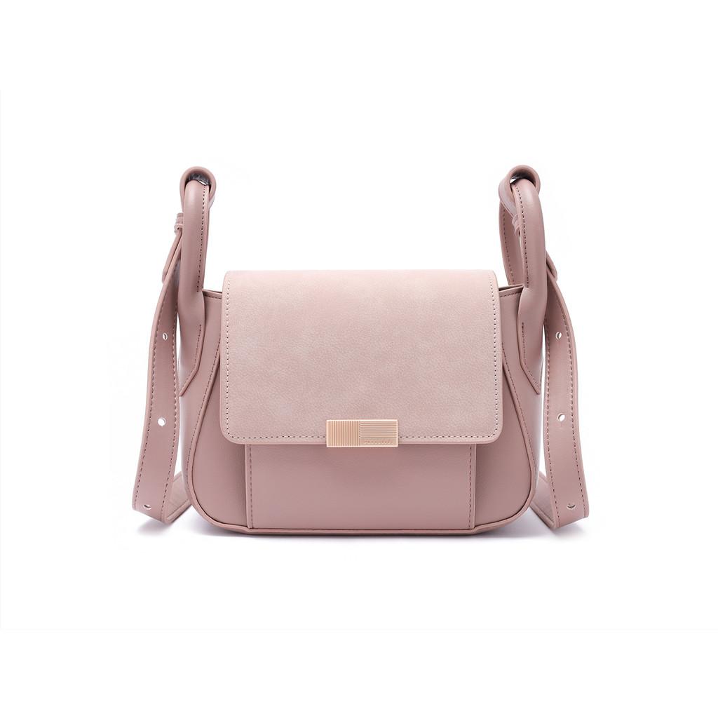 IELGY Fashion Trend Stitching Fashion Tofu Bag Shoulder Messenger Bag