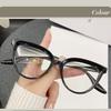 ПК Оптические очки Модные Модные очки Кошачий глаз Универсальные очки с блокировкой синего света для вечеринки