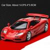 1:32 720S F1 Модель Миниатюрная Игрушечные Спортивные Машинки Сплав Литье под Давлением Украшение Суперкары Звук Свет Двери Открываются Оттянуть Назад Детские Подарки