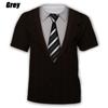 Men's Clothing Summer Fashion Funny Fake Suit 3D T Shirt Tuxedo Bow Tie 3D Printed T-shirts Men Summer Streetwear Tees Tops