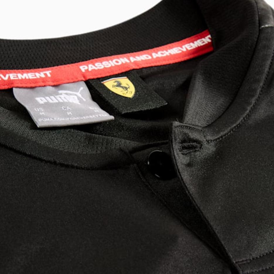 Puma Scuderia Ferrari Команда Монца Навсегда Лучше Drycell Удобная Мягкая Приятная к Коже Футболка с Коротким Рукавом Мужские Топы Черный 763880-01