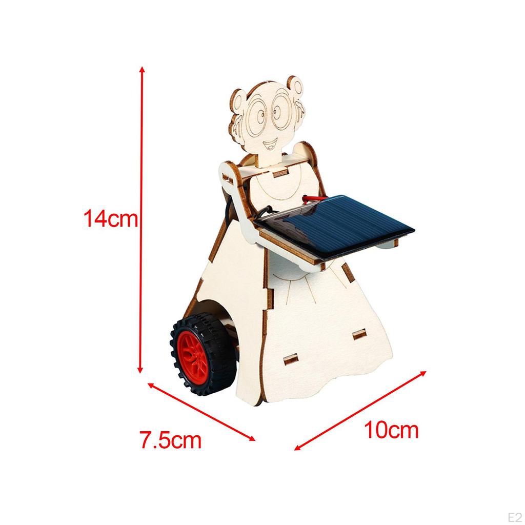 Food Delivery Robot Toy Solar Powered Preschool Learning Science Experiment Kits for Development