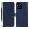 Leather Phone Cover for Honor X6a 4G Magnetic Clasp Calf Texture Wallet Stand Case