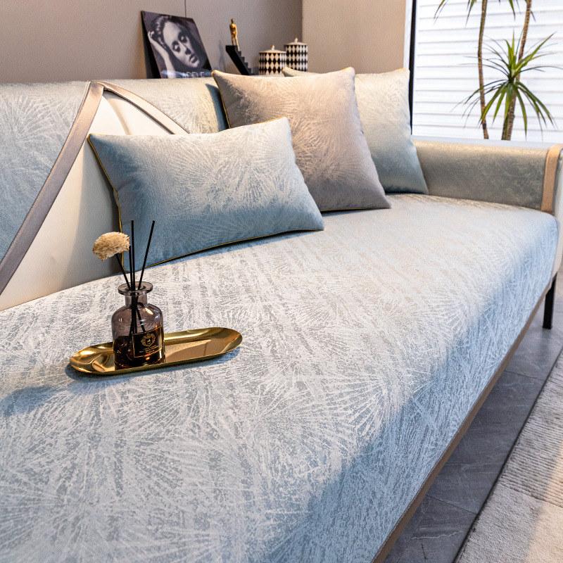 Жаккардовый чехол для дивана, роскошный чехол для дивана, чехол для кресла, секционный нескользящий чехол для сиденья мебели