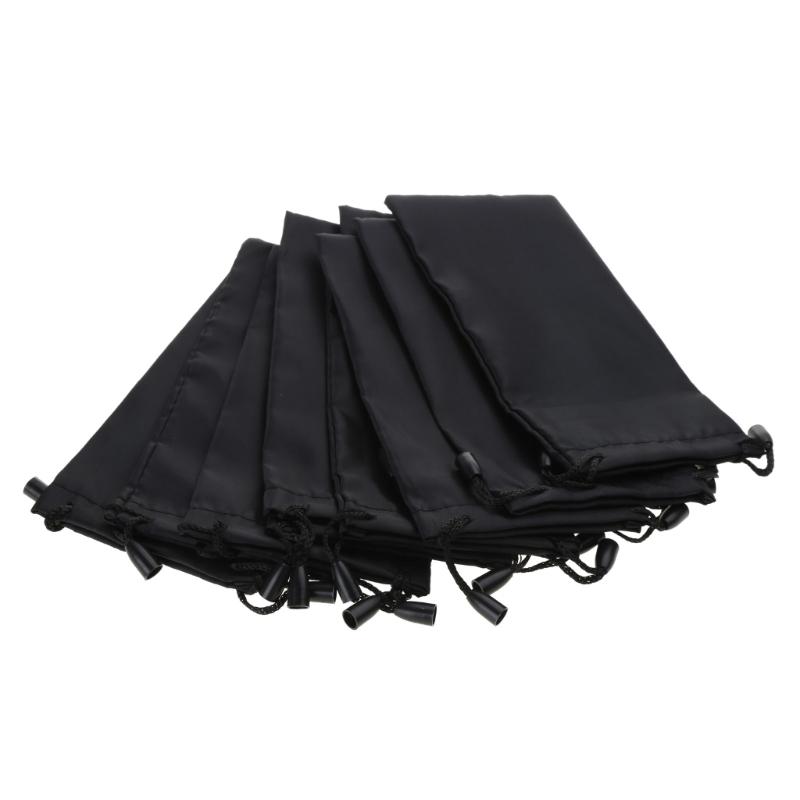 10 штук Мягкий пылезащитный чехол для солнцезащитных очков из микрофибры Пылезащитный мешочек для хранения очков Портативный мешочек для очков