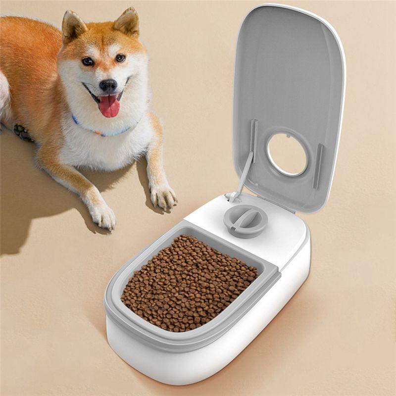 A84E-Pet Automatic Timing Feeder Detachable Auto Dog Dry Food Dispenser Smart Pet Food Feeder Timed For Cats Dogs