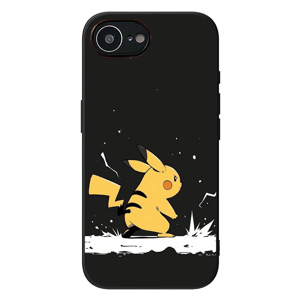 Чехол-кейс Mew P-Pikachus P-Pokemons GO для Apple iPhone 16 15 14 11 Pro Max 7 8 Plus SE2 SE3 SE 2022 2020