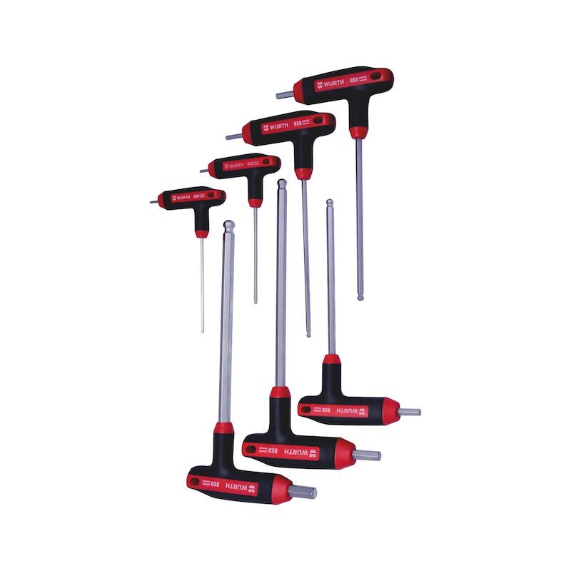 Wurth T-Handle Ball End Hex Key Set