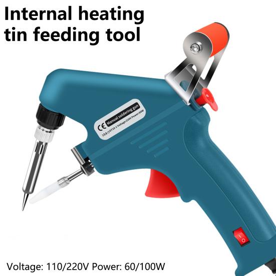 Сварочный утюг 60 Вт 220 В с быстрым нагревом, вилка европейского стандарта, автоматическая машина для подачи олова, паяльник, товары для дома