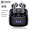 Беспроводные наушники X15 TWS Bluetooth-наушники со светодиодным дисплеем питания Зарядный футляр Наушники-вкладыши с микрофоном для мобильного телефона Android
