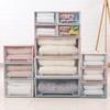 Plastic Household Transparent Stackable Drawer Storage Box Desktop Cabinet Closet Organizer Wardrobe Home Storage Organization
