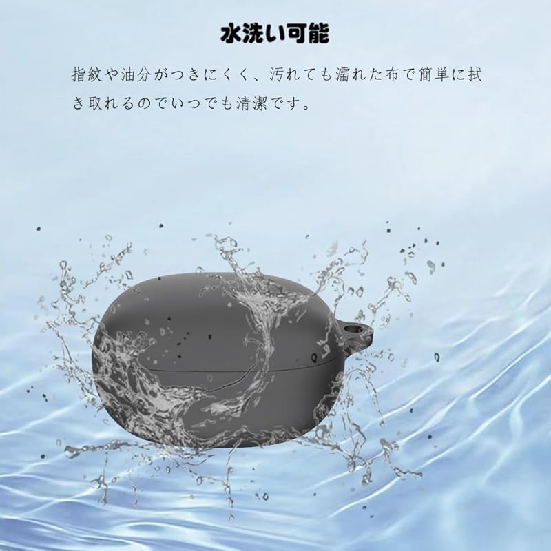 For Anker Soundcore Liberty 4 Pro case Soft silica gel sports cool design shock absorption waterproof dustproof lightweight Equipped with a hook to