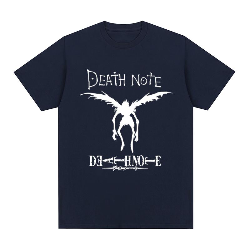 DEATH NOTE Vintage Tshirt Anime Graphic Harajuku Fashion Streetwear Cotton Unisex T shirt New Tee Tshirt Womens Tops