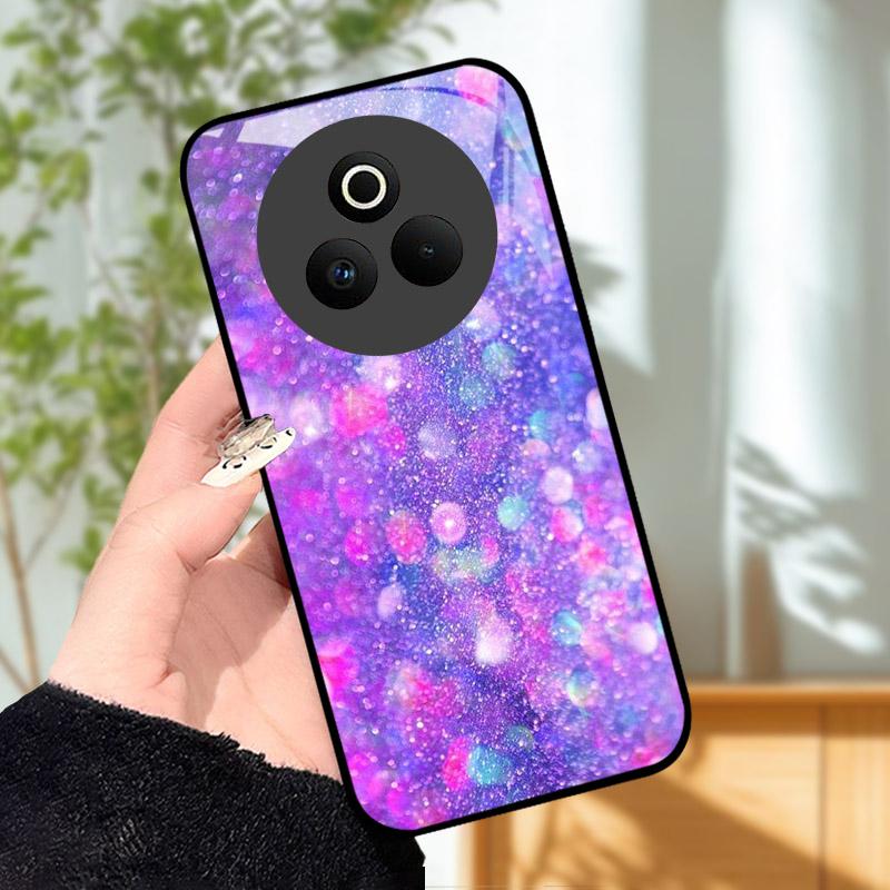 Закаленное Стекло Чехол для Телефона Для OPPO Realme P3 Pro 5G Funda Ударопрочный Жесткий ПК Корпус Задняя Крышка Для Realme P3Pro RMX5032 Coque