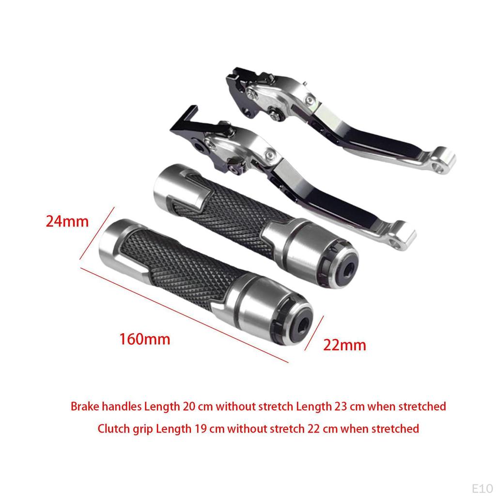 Комплект рычагов тормоза сцепления мотоцикла, расширяемый, профессиональный, устойчивый, складной руль