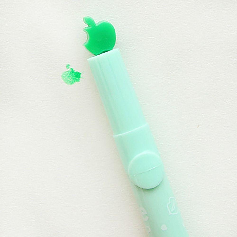 Candy Color Highlighters Pen Journal Diary Decoration Highlighter Cute Stamp