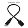 USB 5Pin Female to Type C Male Conversion Adapter Cable Converter Wire Support 5V2A Charge & 480Mbps Data Transfer