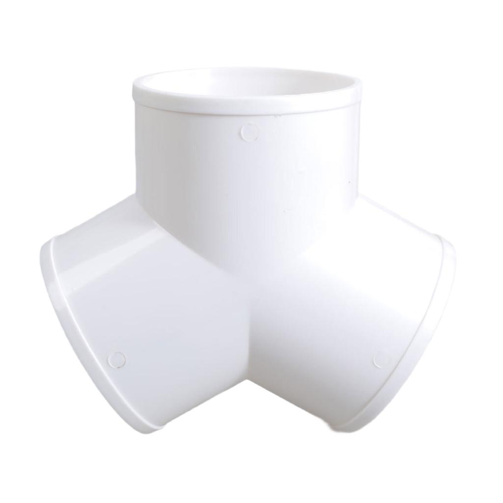 Y-образный воздуховодный соединитель Быстроразъемное соединение для вентиляционной трубы Муфта 3-ходовой разветвитель ПВХ Выхлопная труба Переносные фитинги