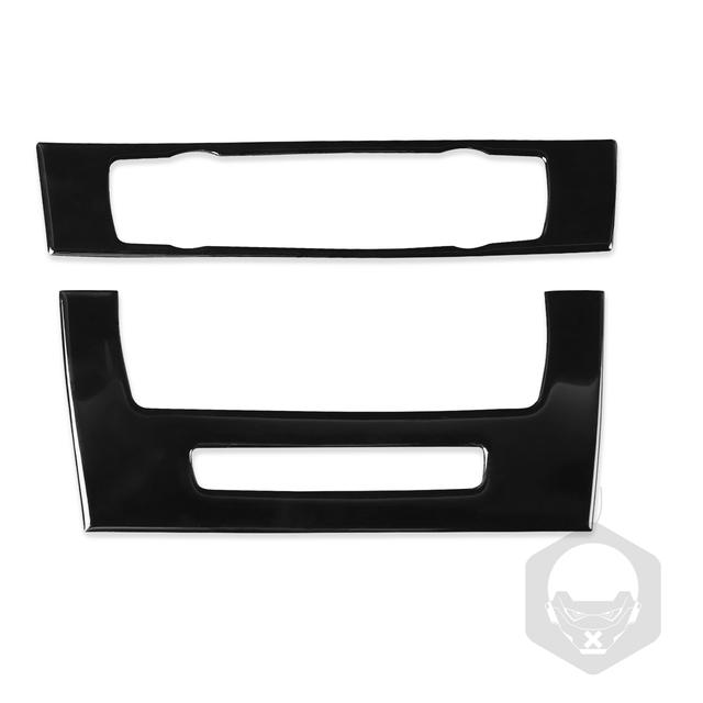 Для Bmw 3 серии 2005-2012 e90 e92 Piano Black Кондиционер CD Панель управления Пластиковая крышка Аксессуары для салона автомобиля