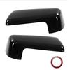 2 шт. Глянцево-черные накладки на зеркала заднего вида для GMC Sierra 1500 2019-2023 2024