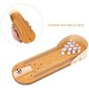 Jeu de bowling - ZGEER - Mini jeu en bois - 29,5 x 10 cm - Pour enfants à partir de 3 ans - Intérieur