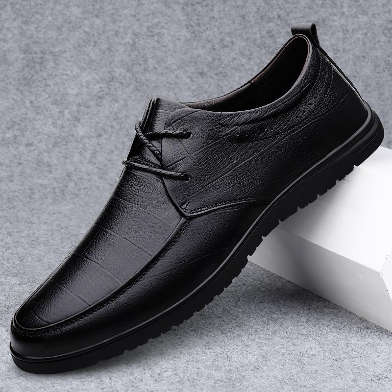 FashionLuxury Brand Men Dressing Shoes Formal for Men Casual Footwear Genuine Leather Oxford Shoes Classic All-match Man Business Shoes