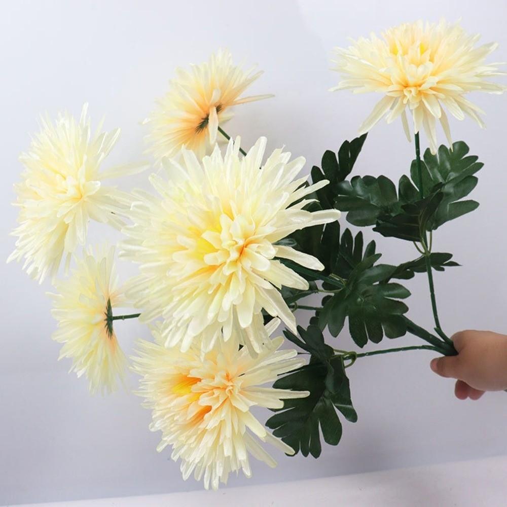 DIY Flower Artificial Flower 7Head Flowers Bouquet Fashion Fake Flowers  Photography Props