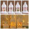 Santa Christmas Wind Lamp Christmas Tree Santa Hanging Lamp Christmas Castle Lantern New Year