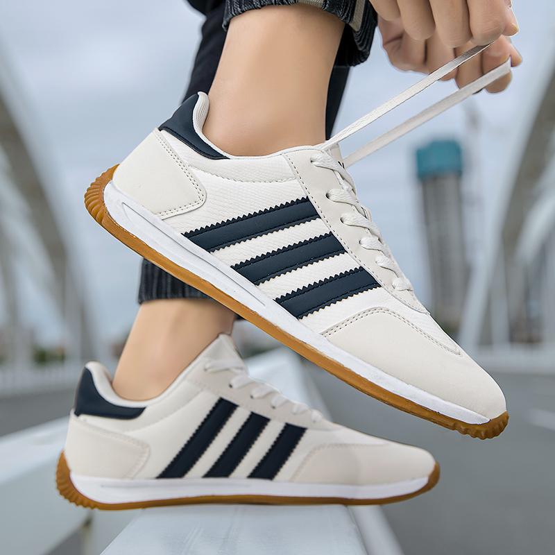 Мужские кроссовки из кожи, кроссовки для бега, повседневная спортивная обувь для активного отдыха