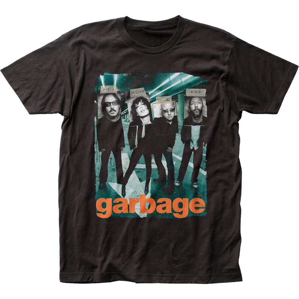 Garbage Taped Mens T Shirt Rock and Roll Music Classic Band Tee New Black