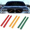 2pcs Car Front Grille Trim Strips for BMW F10 F11 F01 F02 F03 F04 F07 F06 F12 F13 F39 F48 Front Grille Strips Cover Frame Car Decorations Stickers