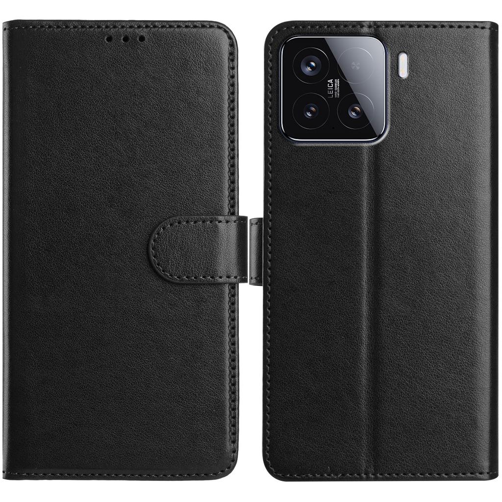 For Xiaomi 15T Pro Wallet Phone Case Stand PU Leather Folio Flip Cover with 8 Card Slot