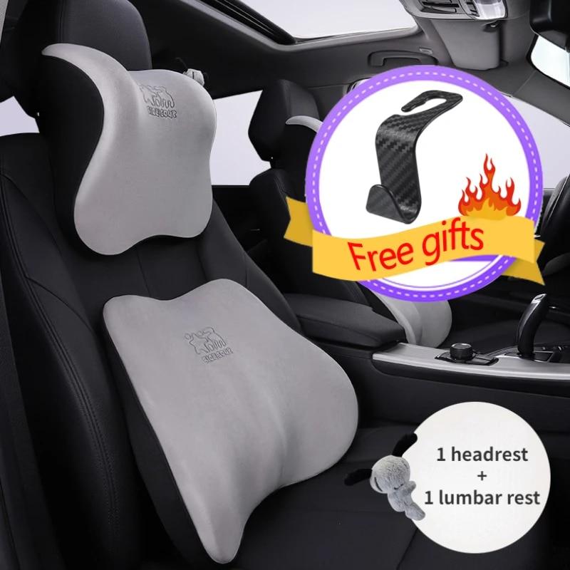 Подголовник для автомобильного сиденья, подушка для шеи, автоматическая подушка для отдыха, поясничная подушка, поддержка головы, защита для снятия усталости, опоры для сиденья
