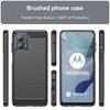 Для Чехол Moto G53 Для Moto G53 Capas Бампер из углеродного волокна Задний Противоударный Мягкий ТПУ Чехол Для Motorola Moto G53 G 53 Fundas