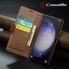 CaseMe Кожаный чехол-книжка со подставкой для Samsung Galaxy S26 Ultra S25 Edge S24 FE S23 Ultra S22 S21 S20 Plus Кошелек Держатель для карт Задняя крышка Coque Etui