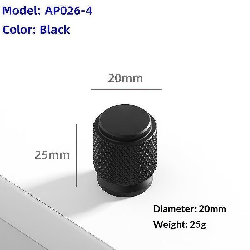 Simple Round Drawer Knobs In Various Shapes Aluminum Alloy Furniture Handles Kitchen Cabinet Handles Decorative Hardware