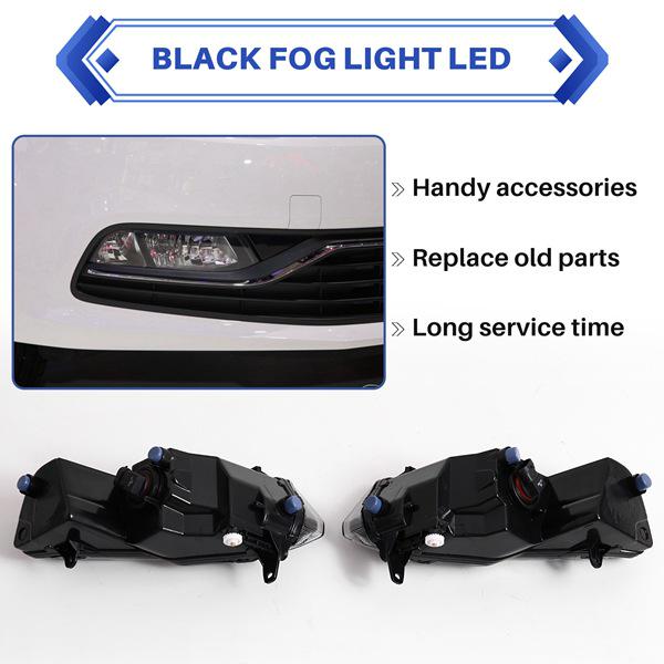 Пара ламп 6C0941661D и 6C0941662D подходит для сборки передних противотуманных фар Volkswagen Polo 2014-2017 годов.