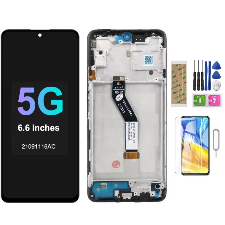 LCD With Frame For Redmi Note 11 5G 2019116AC LCD Display with Touch Screen Glass Panel Assembly