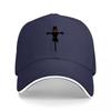 Halloween Scarecrow Logo Black Baseball Cap with Orange Pumpkin Face Design for Unisex and Women Casual Streetwear Hat