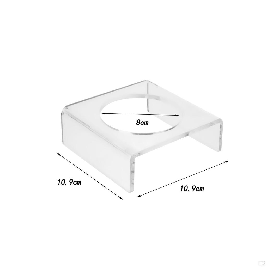 Стойка для демонстрации мячей Кронштейн для футбола Отдельно стоящая акриловая стойка для экономии места Хранение баскетбольных мячей