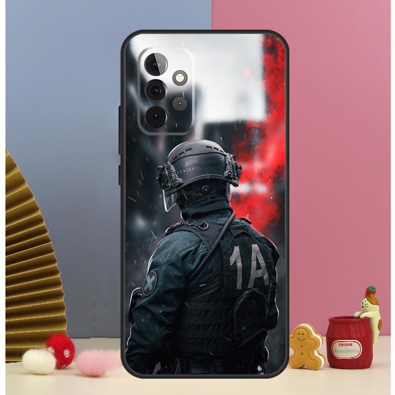 Чехол-символ полиции для Samsung Galaxy A56 A16 A26 A36 A13 A33 A53 A17 A54 A34 A14 A15 A35 A55 A52 A12 A32