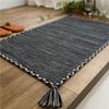 Коврик ручной работы в азиатском стиле Kilim для дома Keyma 60x90 серый